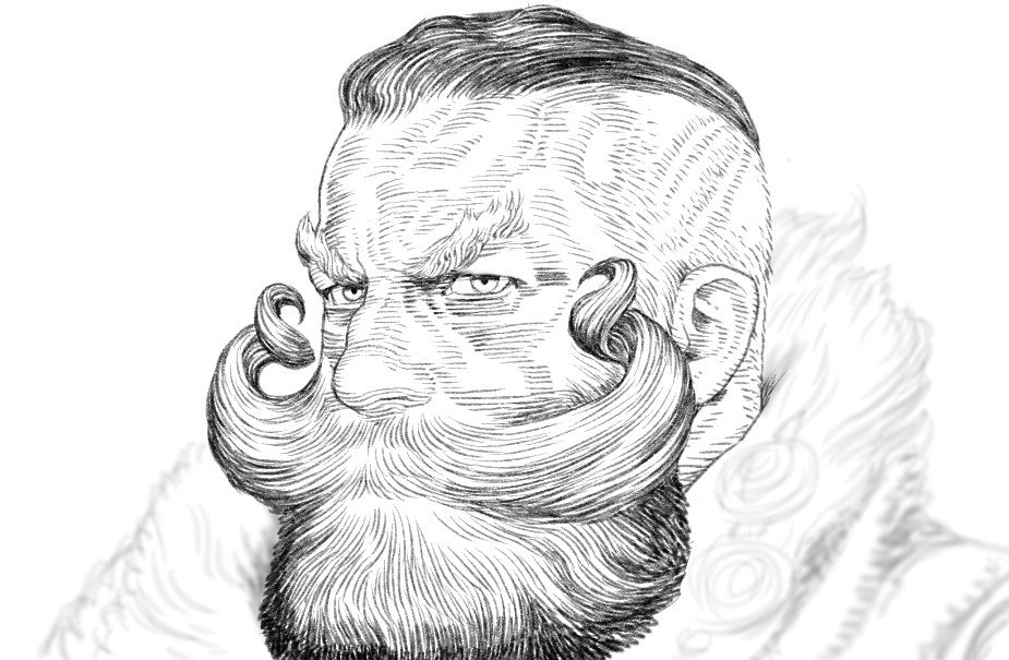 今日は ひげの日、ひげは髪型同様に多様な種類がありキャラデザインで個性を出せる魅力的なパーツの一つでもありますね。 #ひげの日 