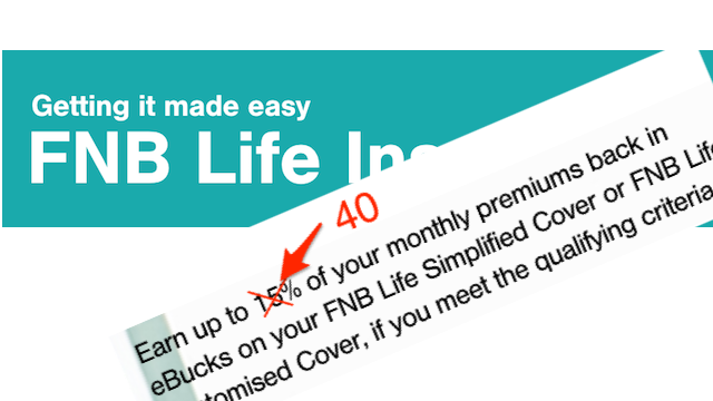 BISouthAfrica's tweet photo. FNB says it can estimate how long you will live using eBucks – amid a bloody fight between Liberty and Discovery about measuring life expectancy with Vitality status https://t.co/LlOFjJayLp https://t.co/djgBRv9waP