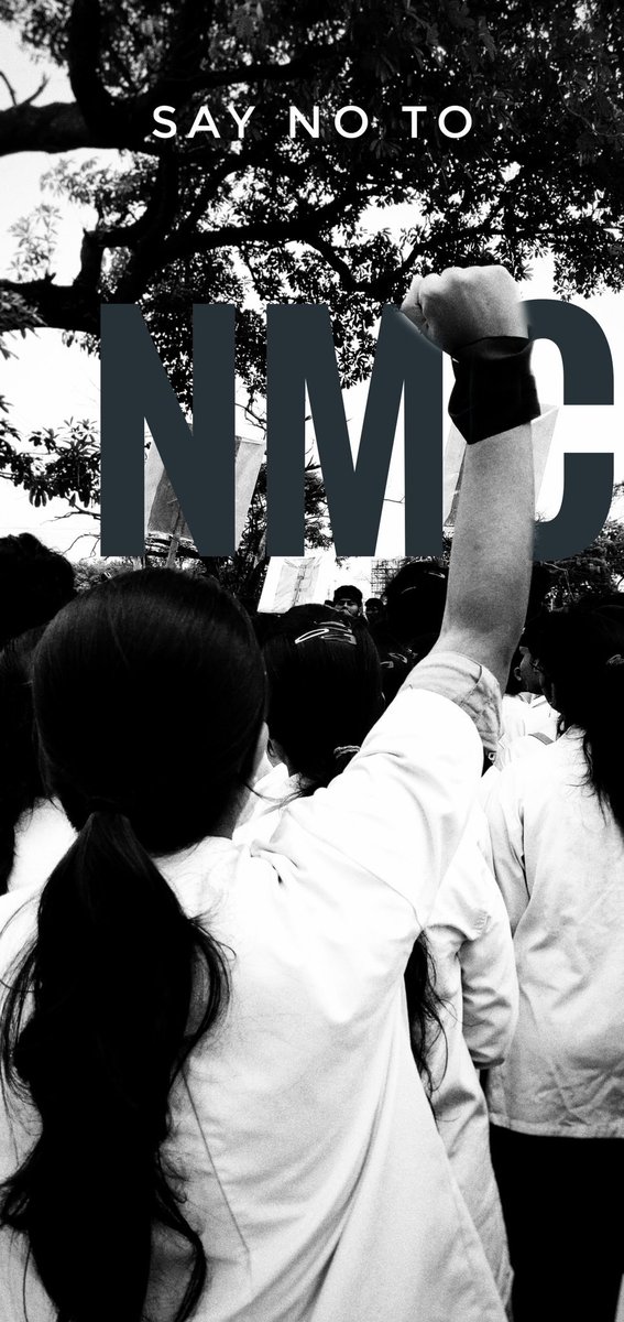 Rricha9's tweet photo. Come, Join the Movement. 
Let's Save the Nation's Health. 
#HataoNMC #NoToNMCBill #SayNoToNMCbill https://t.co/38QYxgfJyo