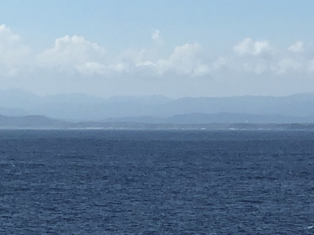 takabo77's tweet image. It is a change course in Daiozaki.
 There is still a long way to go.

大王埼で変針です。

まだまだ、先は長い。

#daiousaki #changecourse #pacificocean #voyage #officer #sailor #seamenslife #roroship #rorovessel #carcarriervessel #lifeonship #大王埼 #変針 #太平洋 #航行中