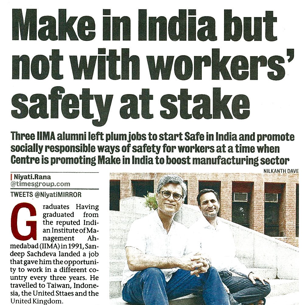 VSLIIMA's tweet photo. Make in India but not with workers’ safety at stake by @NiyatiMIRROR @ahmedabadmirror
 
IIMA In Media: https://t.co/8BPF0MWAF5

#SafeInIndia
#NGO
#factories
#PGP
#IIMA
#PGPX
@IIMAhmedabad  
@makeinindia
#Unsafeworkplace
#workers
#safety #sensors 
#IoT
@esichq 
@IIMA_Alumni https://t.co/2NfEdSI5xX