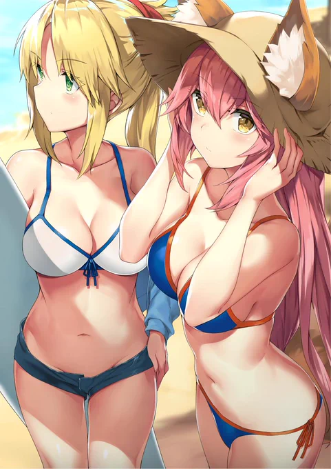 お腹!あと水着! 