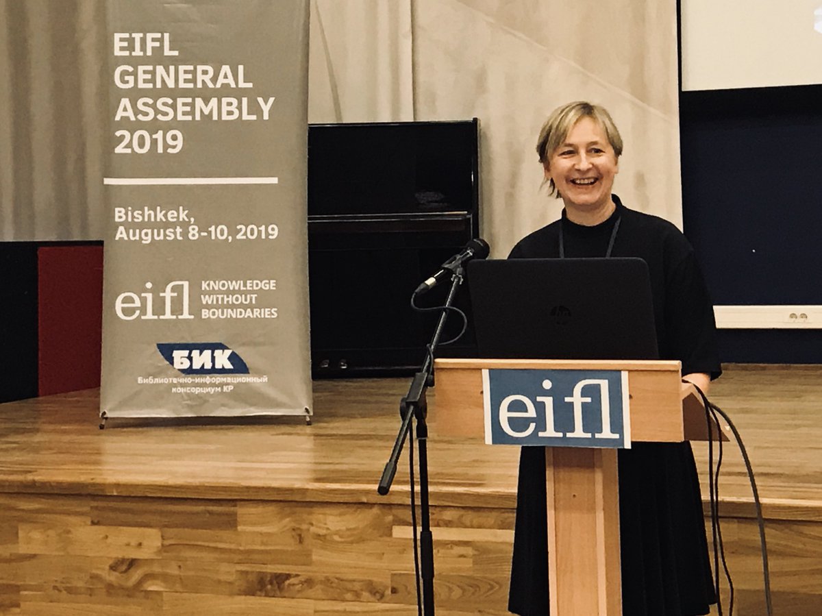 EIFLnet's tweet photo. The EIFL General Assembly meets in Bishkek, Kyrgyzstan this week @MyAUCA.

Follow us @EIFLnet and hashtag #EIFLGA! https://t.co/lrNKplITNO