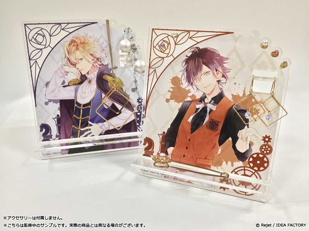 web_kuji's tweet photo. 【DIABOLIK LOVERS CHAOS LINEAGE WEBくじ】
待望のグッズサンプルをご紹介♪

C賞アクリルアクセサリースタンドはイヤリングやピアス、ネックレスを引っ掛けることが可能！台座に小物アクセも置けて便利♪お気に入りのキャラクターをキラキラに飾りましょう！

#dialover
https://t.co/osAuMkhUQz https://t.co/RGY8KPO5fn