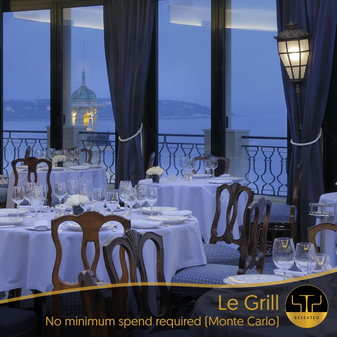 BeSeatedapp's tweet photo. A list of the most lavish restaurants, lounges, bars and nightclubs in #MonteCarlo awaits you. Book your table though BeSeated now.
#BeSeated…Your #SocialConcierge
#BeTreated #luxury #lifestyle #LuxuryTravel #TravelTheWorld #Monaco ##Jimmyz #BlueGin #NobuMonteCarlo #LeGrill https://t.co/cotj0mouXa