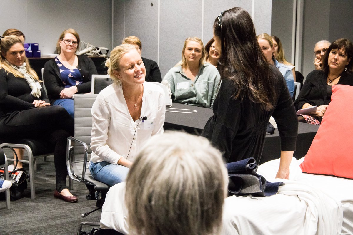 CREStillbirth's tweet photo. #FranBoyle (Sydney) @FranBoyleOz & #ReneeLim leading a critical, interactive workshop on 'Breaking Bad News' -- how we communicate suspected and subsequent confirmation of stillbirth in the care environment. #StillbirthForum https://t.co/QmpZODaoqW