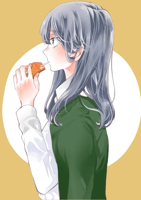 デジ練習。女子高生。 