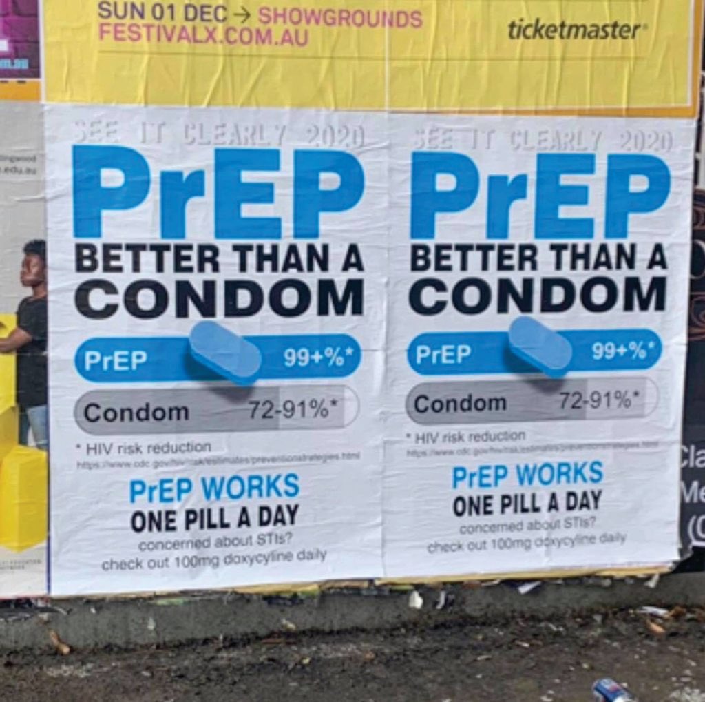 Linh_VuThi's tweet photo. #controversialcampaign is implying 
PrEP better than #condoms and #Doxycycline as prophylactic #antibiotic which reduces the transmission of some STIs. However, it only prevents against #bacterialinfections and regular use can result in #AntibioticResistance (1/2) https://t.co/XP3SulIbC4