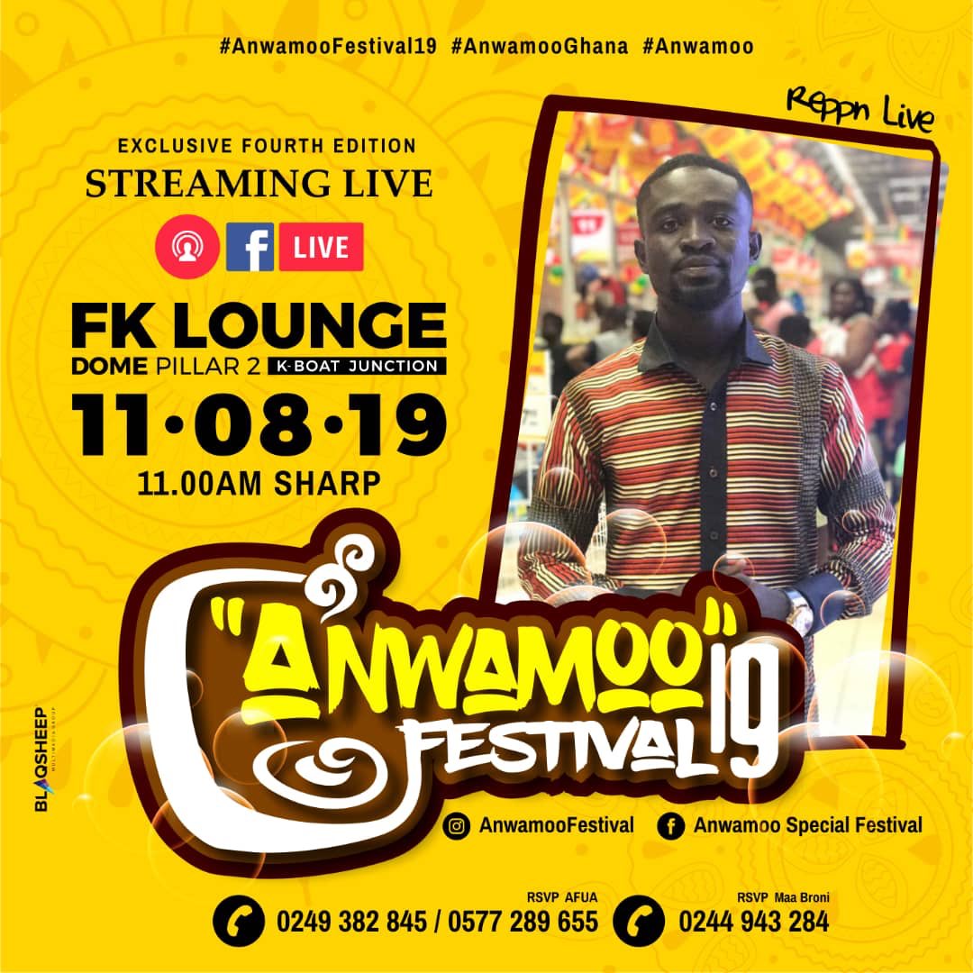BoafohAfua's tweet photo. Anwamoo Festival Flight 2K19 is about to land....
The Countdown is on!!!!!!
3Days More.... 

#anwamoofesatival
#2K19 #9daysmore #fklounge #domepillar2 #kboatjunction #August112K19 #ACCRA https://t.co/91ul80ZOjw