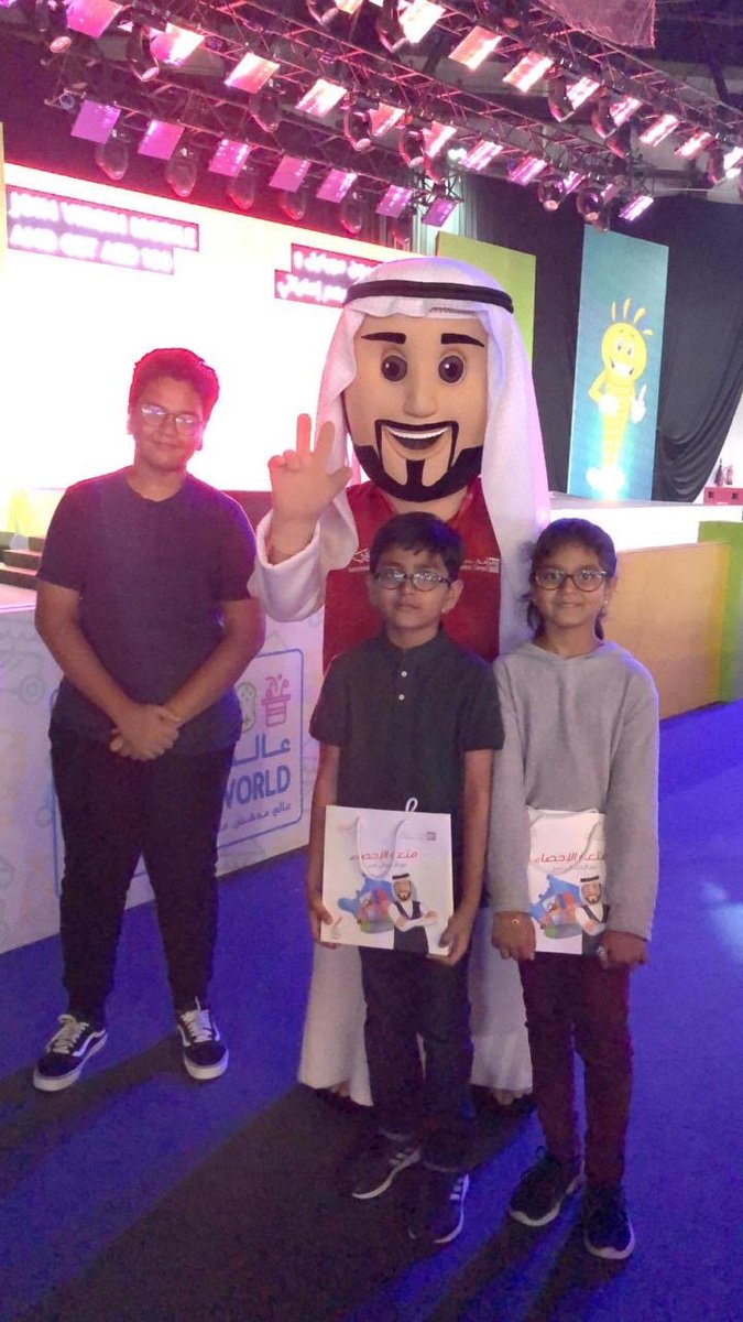 MyModesh's tweet photo. We were lucky to have Statistical Omer from @DubaiStatistics, talk to us about all the cool things happening in the city! But don’t worry if you missed out because we’ve got tons more performances happening at Modhesh World, until 24 August! #MyModhesh https://t.co/9PfNOWLEt8