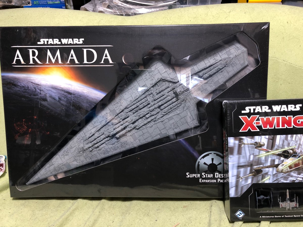 تويتر 夢祭 遙 على تويتر アルマダのスーパースターデストロイヤーが来たど ブンドドは 今夜 X Wingは大きさ比較用 とにかくデカいｗ スターウォーズ アルマダ T Co 7794rg4k7a