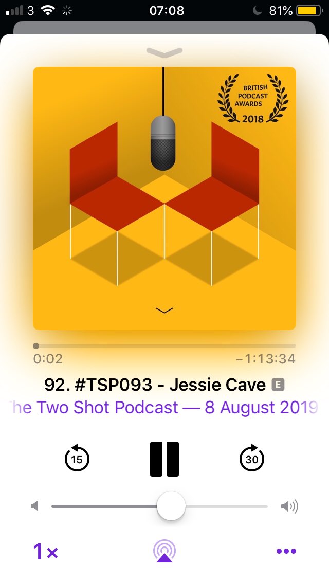 Lucy_H_Pearson's tweet image. When the morning starts with an hour and a half train delay, at least I’ve got a new episode of @TwoShotPod to cheer me up! Looking forward to this one...! #podcast #jessiecave #twoshotpod #listentothis