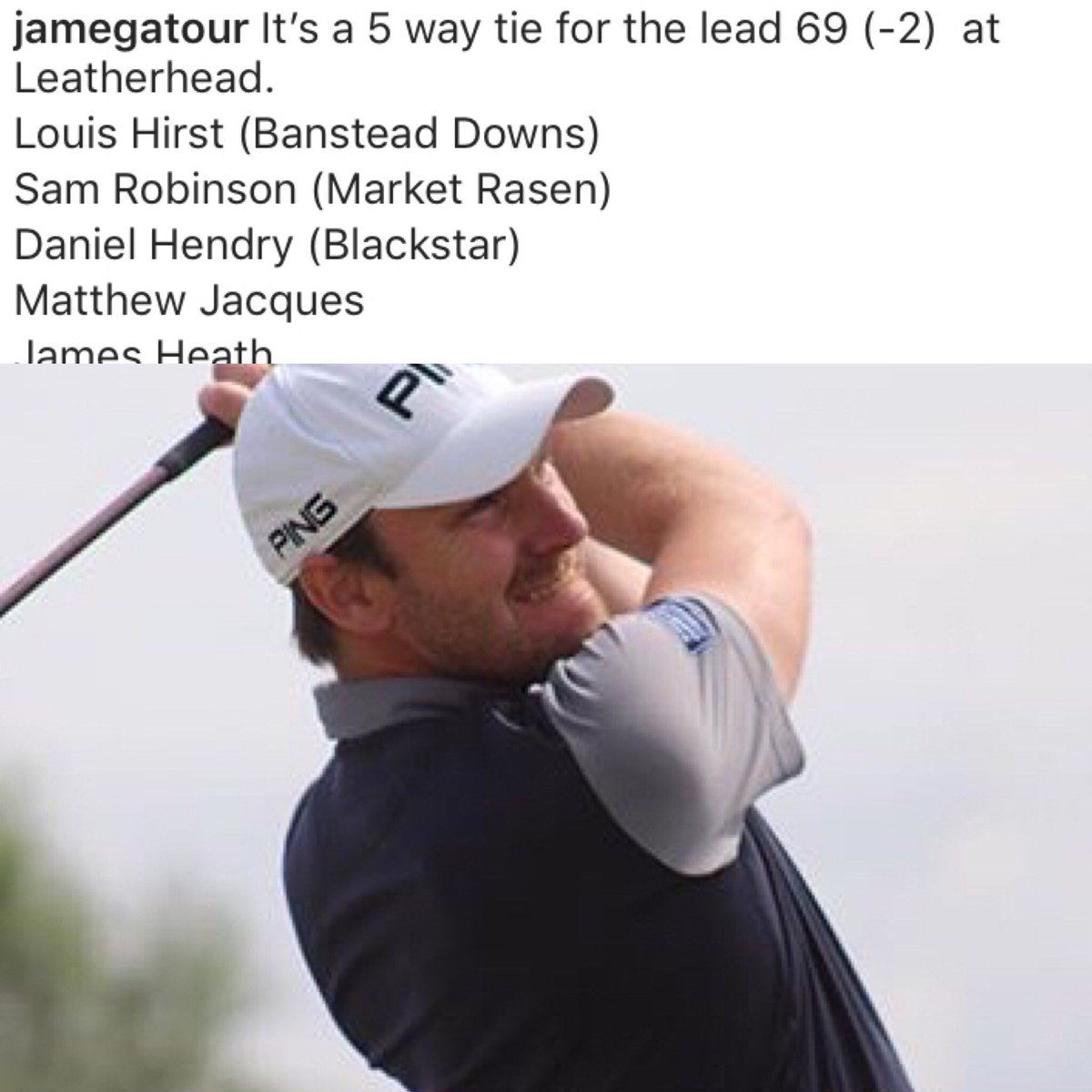 Thanks to <a href="/JamegaTour/">Jamega Pro Golf Tour</a> for this week, great to be in the mix again and finishing T6th with 69-71. Looking forward to continuing the good form next week. <a href="/benmasongolf/">Ben Mason</a> <a href="/WalrusApparel/">Walrus Apparel</a> <a href="/svgolfperforman/">Sam Vickers Golf Performance</a> @mybeltUK <a href="/J_S_Tailoring/">Jim Smith</a> <a href="/GolfRepro/">Golf Repro</a> <a href="/Marketrasengc/">Market Rasen Golf Club</a>
