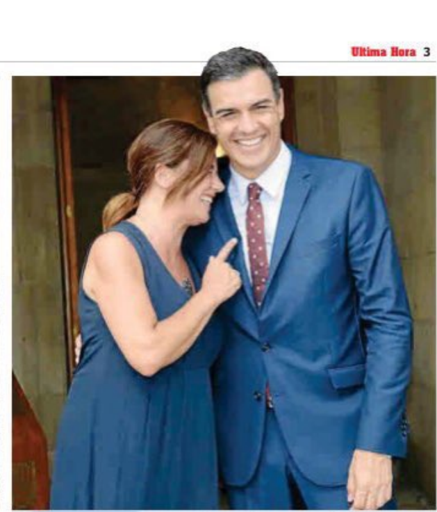 .<a href="/F_Armengol/">Francina Armengol</a> le ríe las gracias a <a href="/sanchezcastejon/">Pedro Sánchez</a> mientras nos niega 177M€ a #Balears