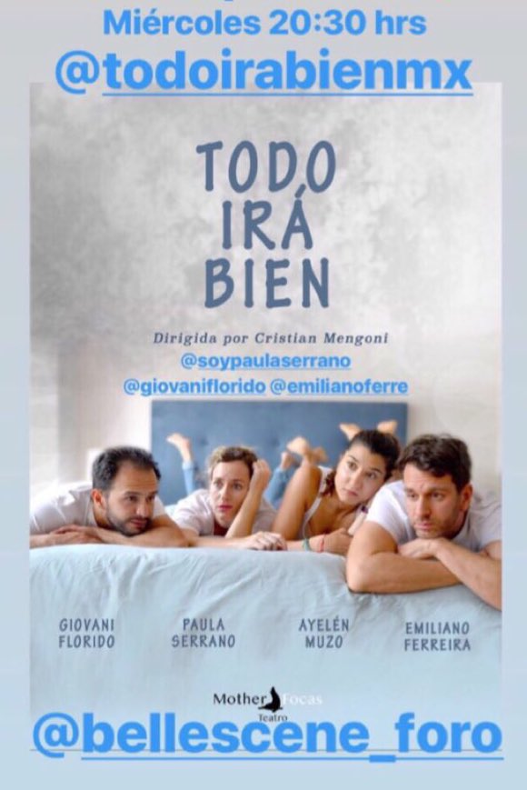 ForoBellescene's tweet photo. Felicitamos a todo el equipo de la obra “TODO IRÁ BIEN” la cual cerró con SoldOut 🎖su última función en @ForoBellescene @soypaulaserrano @giovaniflorido #TodoIraBien https://t.co/7EMZKxRtUX