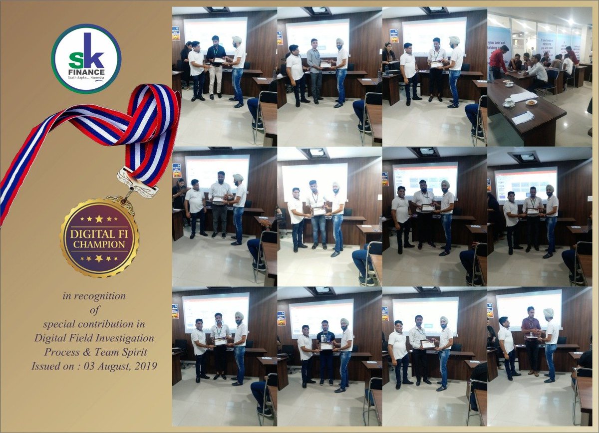 SKFinanceLtd's tweet photo. The glimpse of a batch of digital FI champions. One more step towards digital transformation and empowering employees.
#SK #ESSKAY #Champions #FIchampion #Finance #Digitalization #Goingdigital #DigitalTransformation https://t.co/OSjrTiqkHm