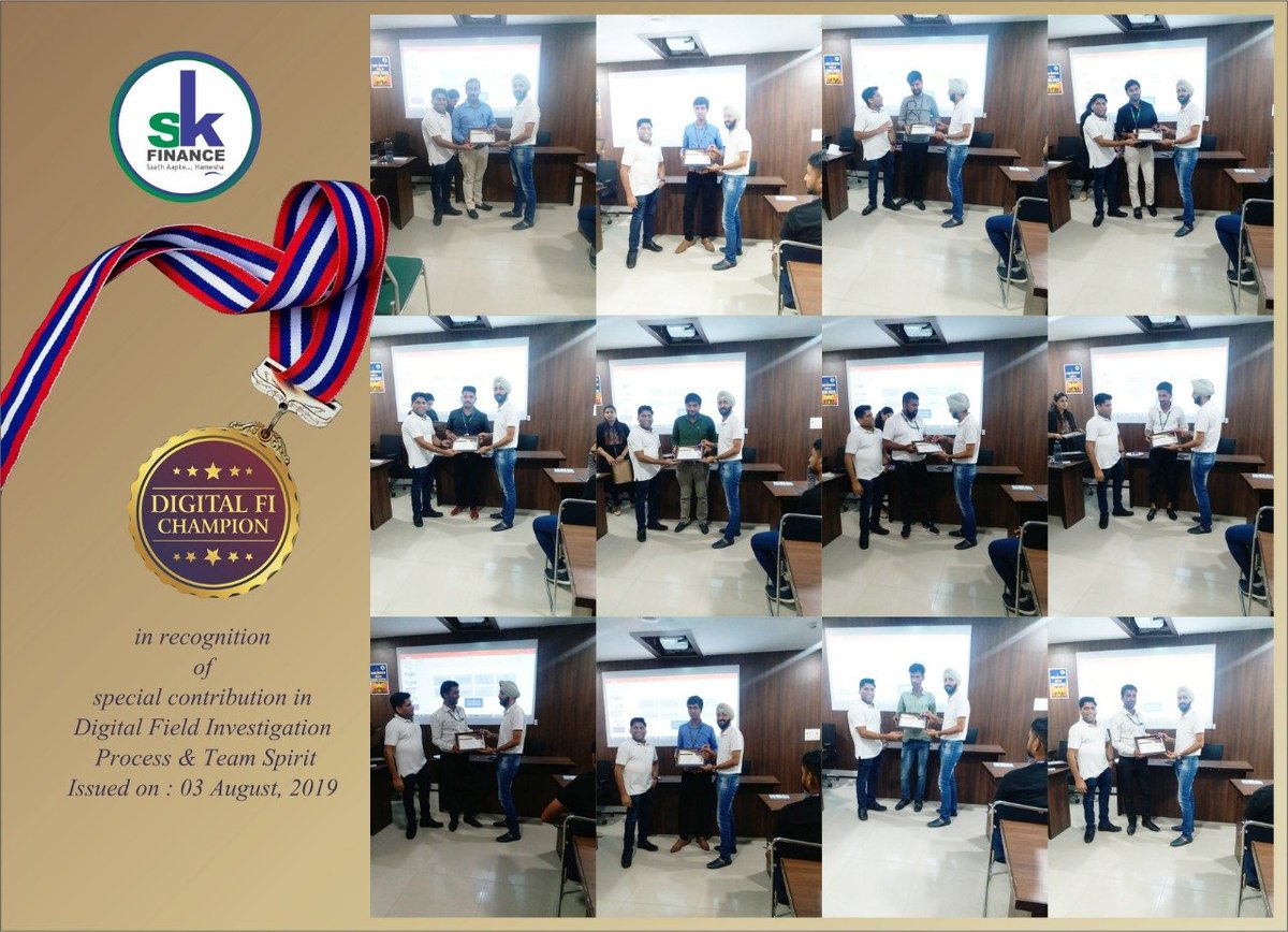 SKFinanceLtd's tweet photo. The glimpse of a batch of digital FI champions. One more step towards digital transformation and empowering employees.
#SK #ESSKAY #Champions #FIchampion #Finance #Digitalization #Goingdigital #DigitalTransformation https://t.co/OSjrTiqkHm