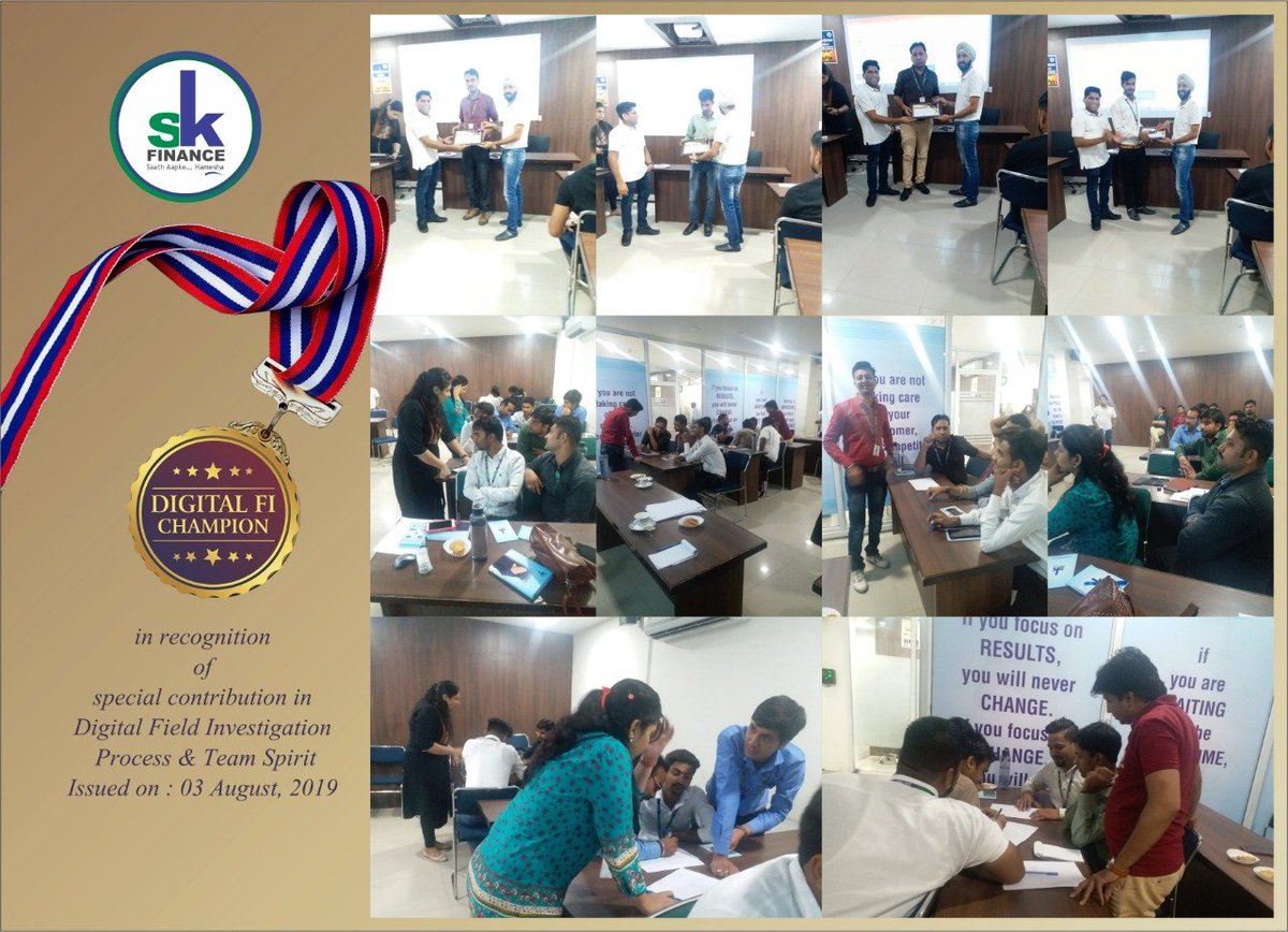 SKFinanceLtd's tweet photo. The glimpse of a batch of digital FI champions. One more step towards digital transformation and empowering employees.
#SK #ESSKAY #Champions #FIchampion #Finance #Digitalization #Goingdigital #DigitalTransformation https://t.co/OSjrTiqkHm