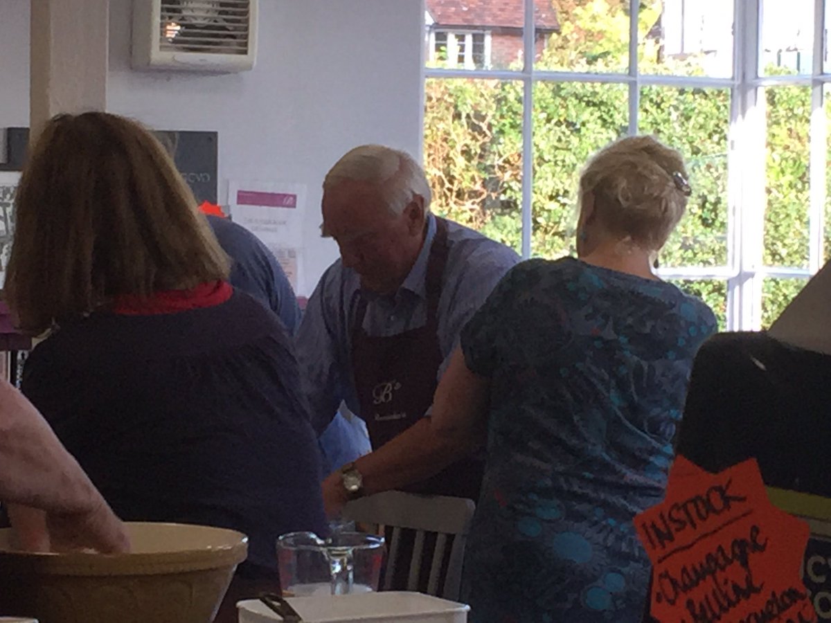 Lovely Volunteer evening: sampling new products, and learning to bake!