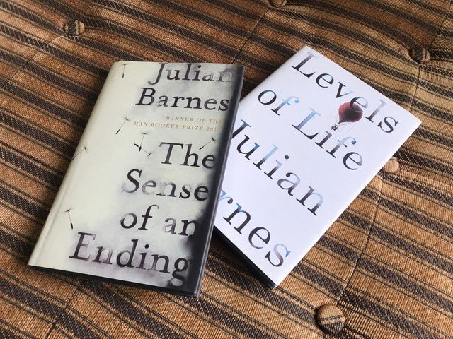 RMorrisWrites's tweet photo. Sometimes it’s good to take old books off the shelf and read again. Two of my favourites from #JulianBarnes
#TheSenseOfAnEnding #LevelsOfLife #Author #WritingCommunity #Books #Novels https://t.co/vyZlZ411OR