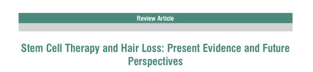 ssdds_org's tweet photo. • What is the evidence for stem cell therapy on hair loss?
• To know more about this interesting topic, read the FULL article below just published in our official journal #JDDS
https://t.co/cBlNXp33nC
#journals #dermatology https://t.co/cBHER1cjz9
