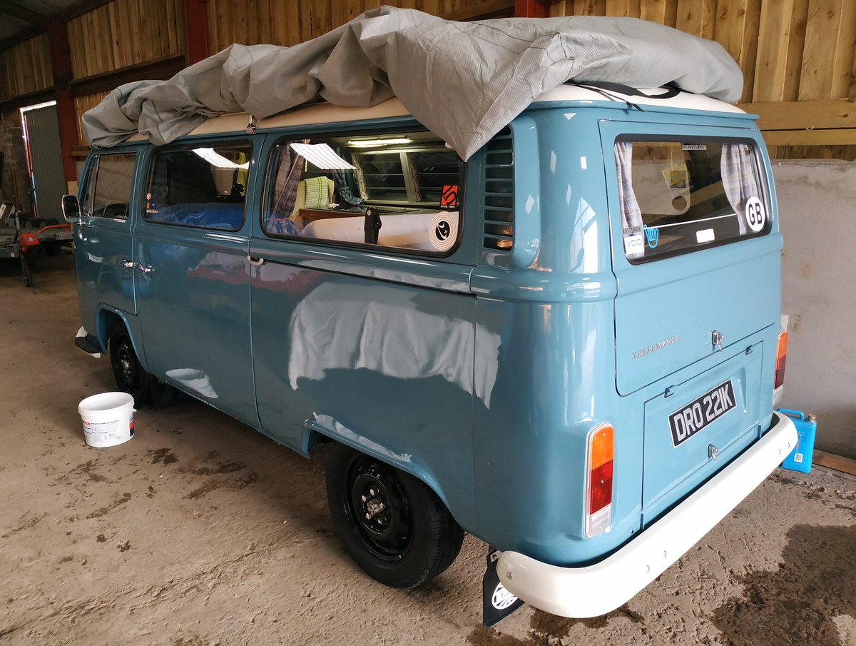 engineer_real's tweet photo. Getting the camper out from her slumber, ready for Leeds VW Festival at the weekend 😎
@Drive_Retro 
#classiccars 
#vwcamper https://t.co/h9mCnkxFlM