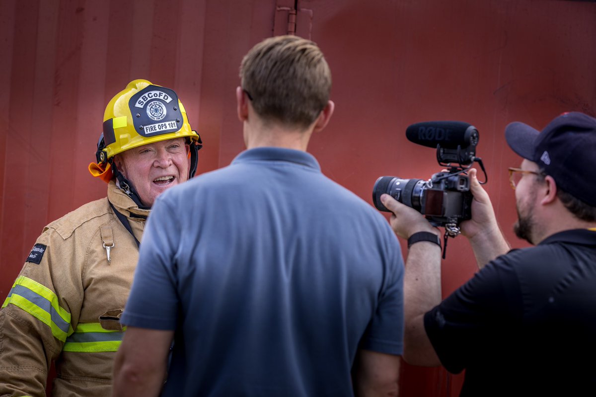 SBCoFFLocal935's tweet photo. Thank you to @SBCounty 1st District Supervisor @RobertLovingood for attending #SBCoFireOps101 and learning more about what our members do for the public. We appreciate your support of #PublicSafety #Local935 #SBCoFD https://t.co/R4qw4BoJwz