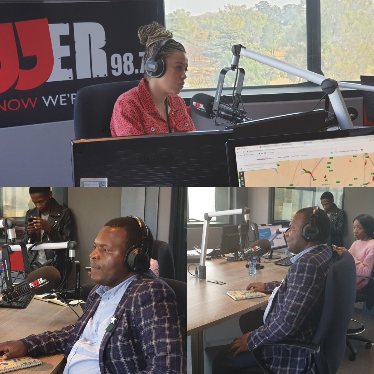 PanSALB's tweet image. We are here @Powerfm987 with the Chairperson of the Board, Dr David Maahlamela and the ever energetic 
@ShoMadjozi in the driving seat. Talking languages #yearofindigenouslanguages #pansalb #africanlanguagesmatters Washa khekhe🍼