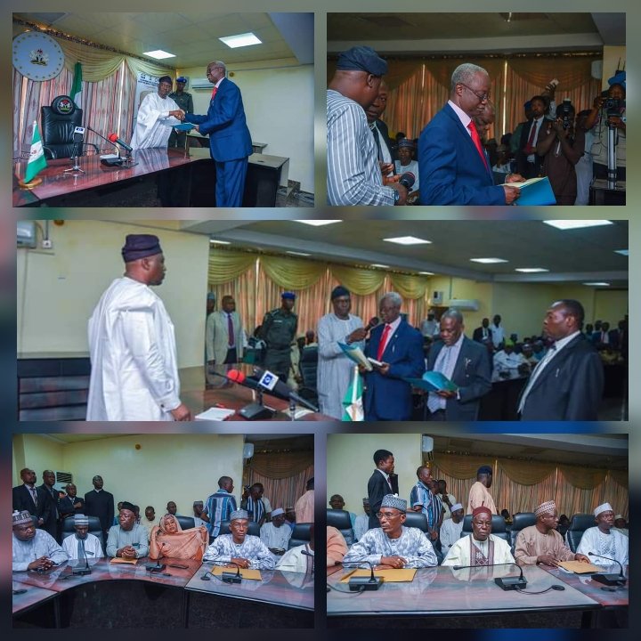 PdpNortheast's tweet photo. Adamawa:
Governor Fintiri sworn in new state commissioner for Justice.
https://t.co/JcZjnEuEQ2
@OfficialPDPNig
@AhmaduFintiri
@dariusdishaku
@SenBalaMohammed
#NortheastIsPDP https://t.co/H7JJpl1WwW