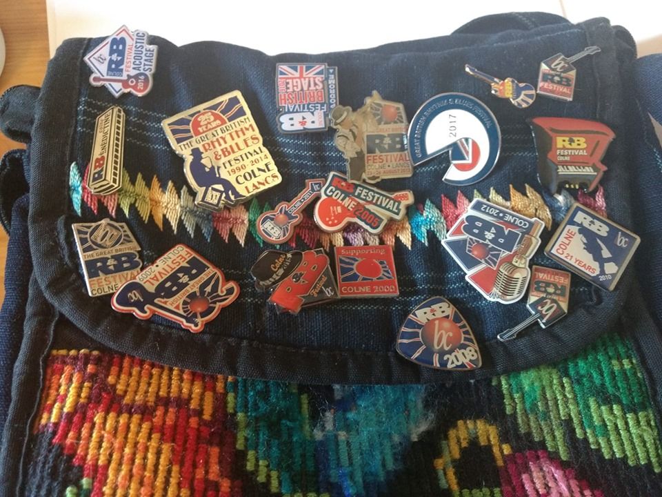 ColneBlues's tweet photo. A long-standing #ColneBlues festival supporter gets ready for #ColneBlues2019
#colne #festivallover #acebag https://t.co/qkrlxjkOL5