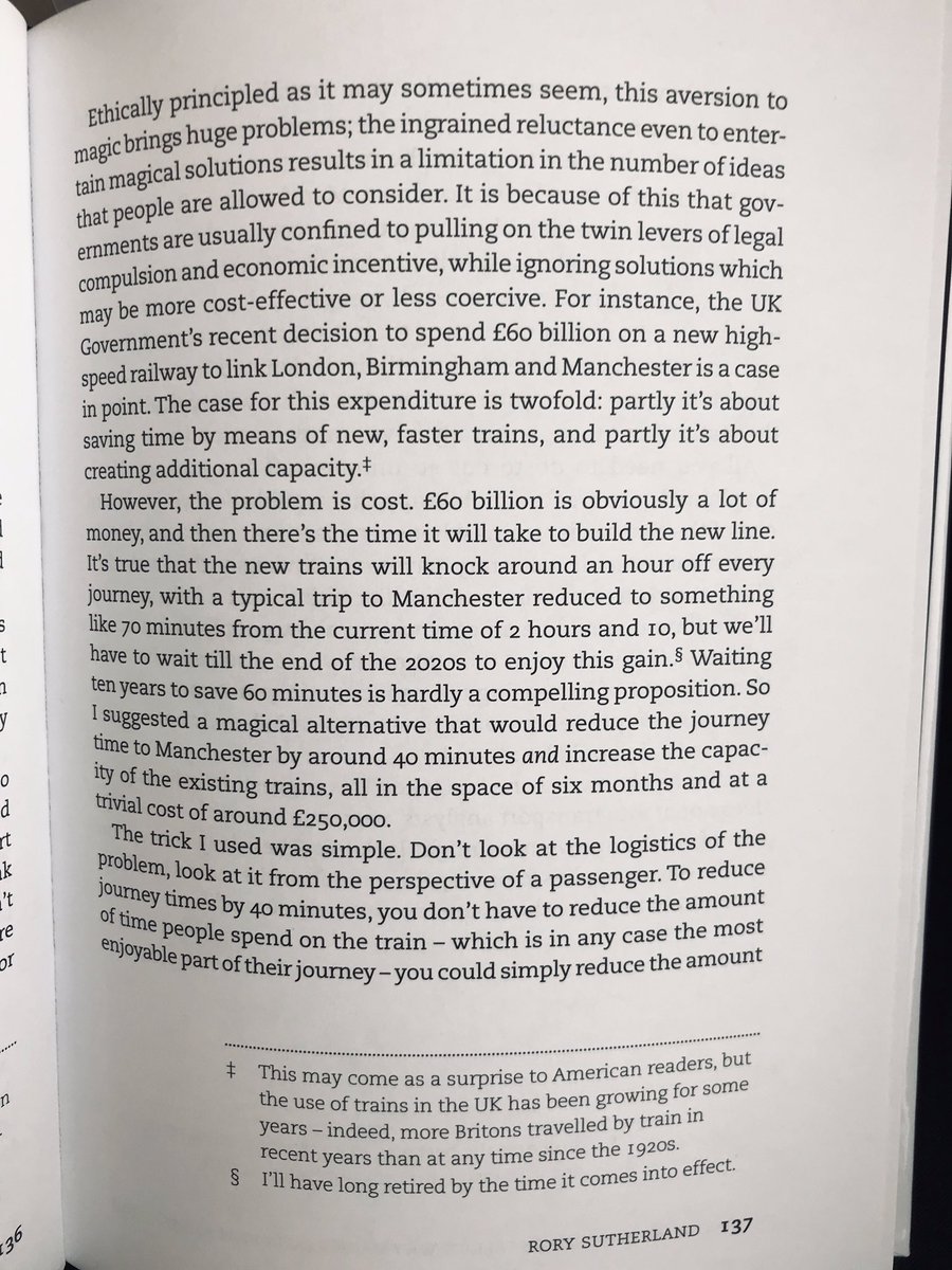 HS3Ltd's tweet photo. We are listening Rory! @rorysutherland @HS2ltd #IdeaAlchemy #HS3 #HS2 Alchemy: The Surprising Power of Ideas That Don't Make Sense https://t.co/ZxxDh1JoSZ https://t.co/S0B5I4VMSF