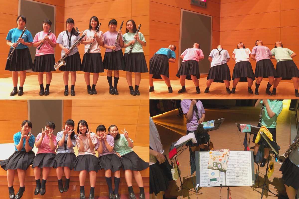 imu1325's tweet photo. 🎶最後のホール練習🎶
 #くらぱーと  #吹奏楽部   #クラリネット https://t.co/pGV1Q8tPro
