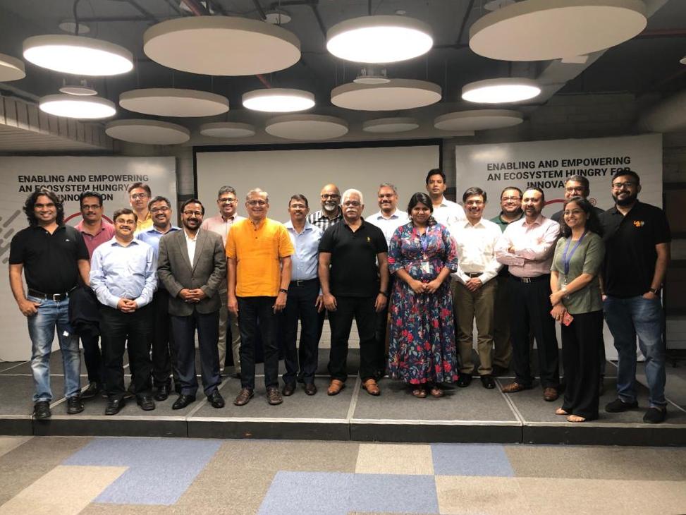 speaks_vikrant's tweet image. @ravignarayan invites its empanelled Mentors @THubHyd for a quarterly catchup. It was great to discuss various initiatives, other than the known #Lab32 #incubation program. 
Few of us also spent time listening to 4 Startup Pitches to review their preparedness &amp;amp;shared our feedback