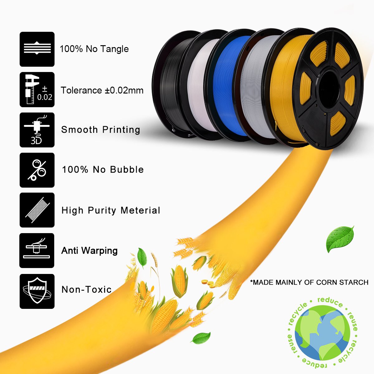 3dSunlu's tweet photo. ⚡️UK PLA+ Promo 35% OFF!!⚡️
Search:"PLA filament" on Amazon.
👉35% OFF Amazon code pls PM me.
👉Quota limited, Let's action NOW.

#SUNLU #SUNLU3D #3DPrinting #3Dfilament #PLAfilament #PLAplusfilament  #UK #AmazonCode https://t.co/ParfQIy1Us