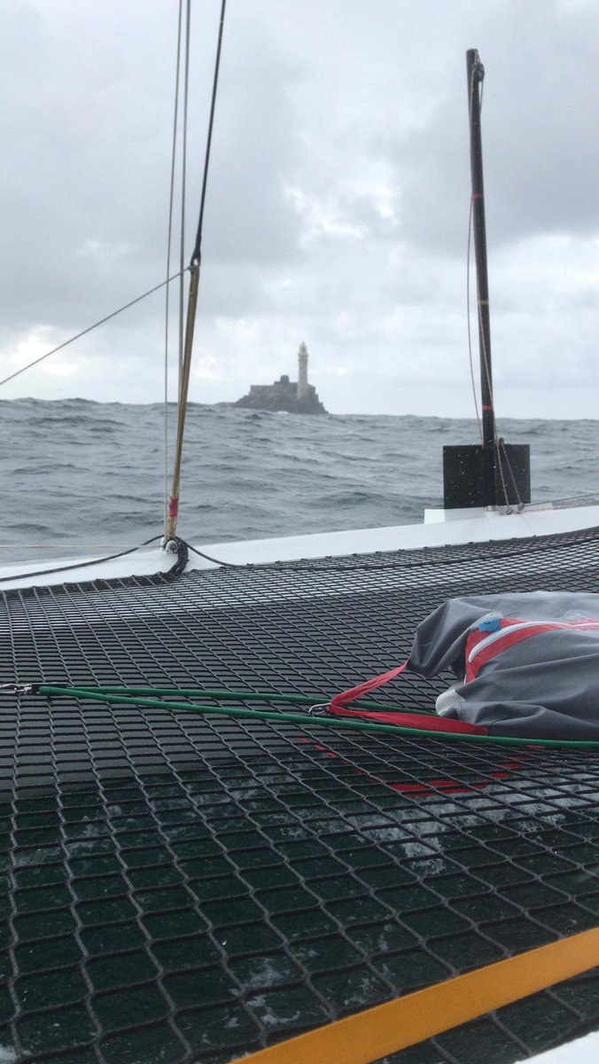 bartonmarine's tweet photo. Congratulations to team Morpheus.  Despite suffering from a broken rudder which dragged in the water for 200nm. Made it to the line in 2 days 23 hours and 8 minutes. 

#rolexfastnet #racing #sailing #regatta #bartonmarine #yachting #mocra #trimaran #challenges #RORC #IRCrating https://t.co/XVeDKBNL5j