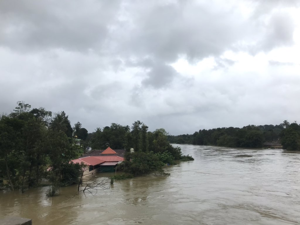 prajna_gr's tweet photo. River Cauvery, flows as ‘gupthagamini’ from Bhagamandala and shows herself at #Balamuri #Kodagu https://t.co/fAdx8iOmg5