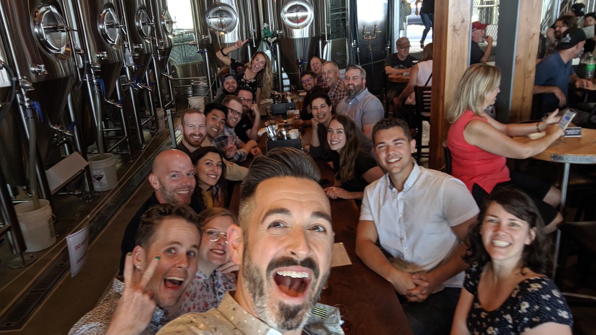 randfish's tweet photo. @AlexRatynski @BritneyMuller @ShawnLHuber @Csqrd1124 @CooperHollmaier @distilled @Portent @davidwkelley @ZLDoty I also got some photos! #seobeers https://t.co/CsI48pOrhc