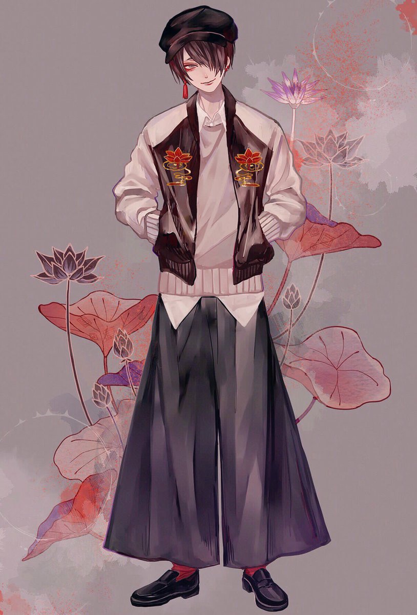 「8/8は黒蓮君のお誕生日だ〜🐼
🎂HappyBirthday黒蓮🎉 」|しらたまoのイラスト