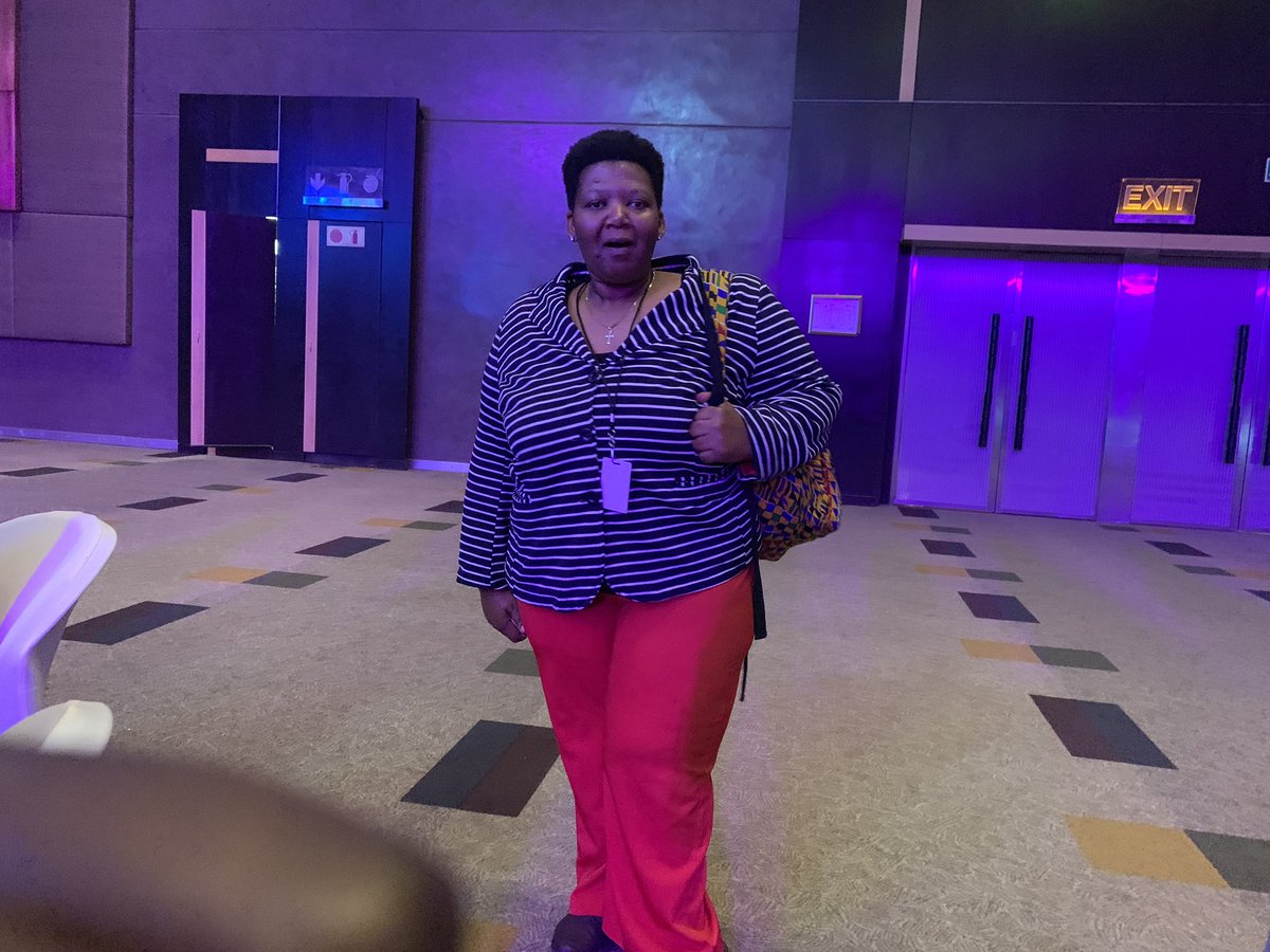 jschawapiwa's tweet photo. @PhokiConsulting arriving to join a ballroom of women enjoying #FNBWB in Sandton Convention Centre #WomanPower. Nomthandazo is a Big networker, taming her business to incredible heights https://t.co/qo5oNVLkhH