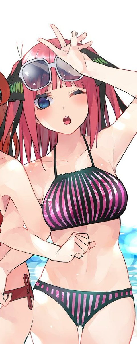 🚀🌕SpaceSandy⭐🌻さんがTwitterに投稿した中野二乃(五等分の花嫁)のイラスト。