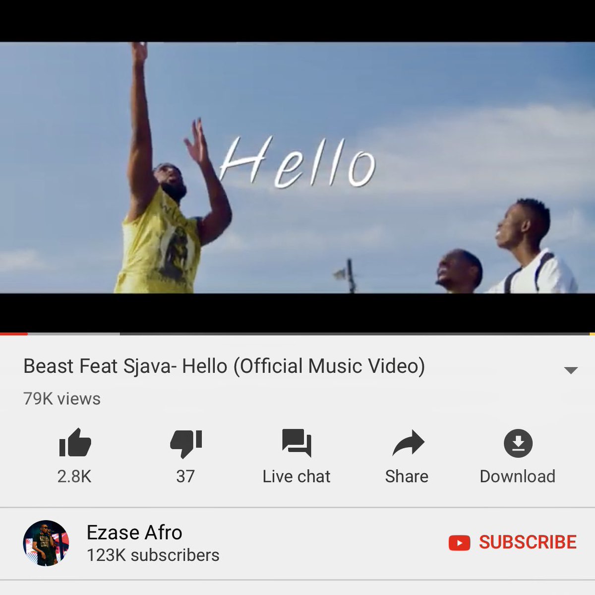 BEAST_RSA's tweet photo. Do You Think We Can Hit 100K Views In One Week? I Think We Can. Please Check Out #HelloMusicVideo On YouTube Today!!! Link In Bio 🌋🌋🌋 Ksazoba Mnandi 💃🏼🕺🏼🔥 https://t.co/E6eqdzIGf8