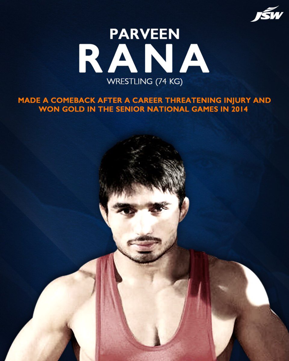 jswsports's tweet photo. The JSW Sports supported 🇮🇳 wrestler Parveen Rana was enjoying a purple patch before he suffered a serious neck injury in June 2014.
He made a heroic comeback with a 🥇 at the Senior National Games and represented 🇮🇳 in the 2014 Asian Games.
#BetterEveryday #JSWSport #Wrestling https://t.co/BM8vJ6shn0