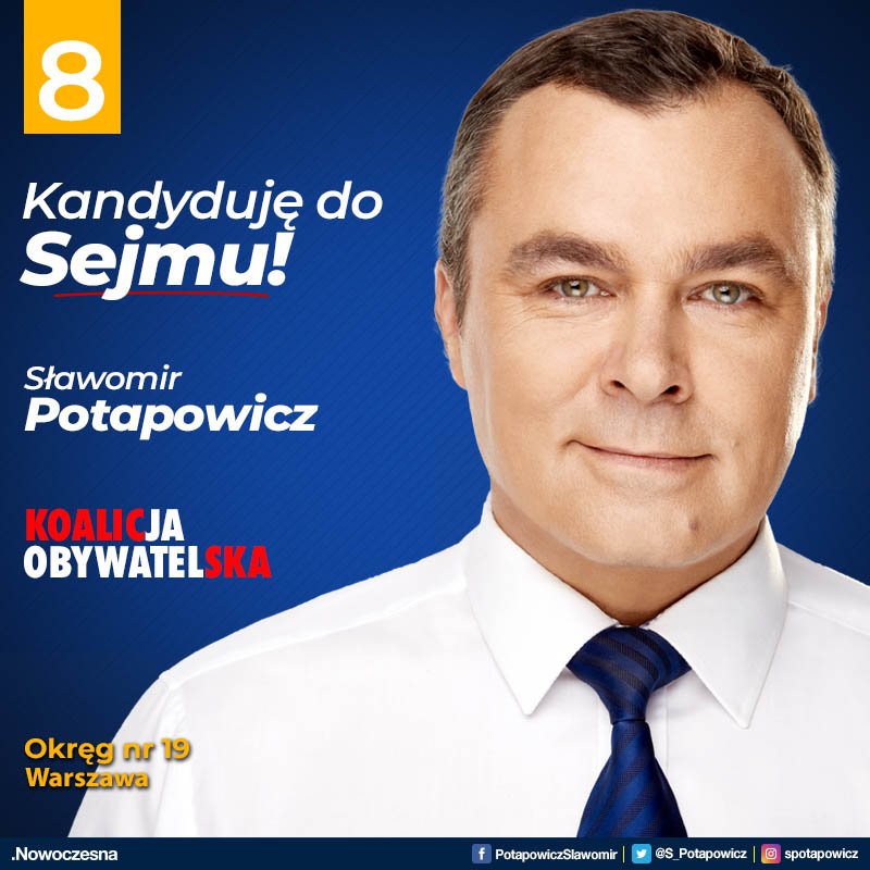 S_Potapowicz's tweet photo. Jest 8/08. Czas ogłosić ważną dla mnie decyzję.
W jesiennych wyborach zaplanowanych na 13 października będę na miejscu 8️⃣ listy #KoalicjaObywatelska w okręgu wyborczym WARSZAWA. https://t.co/gOtzmQZUPm