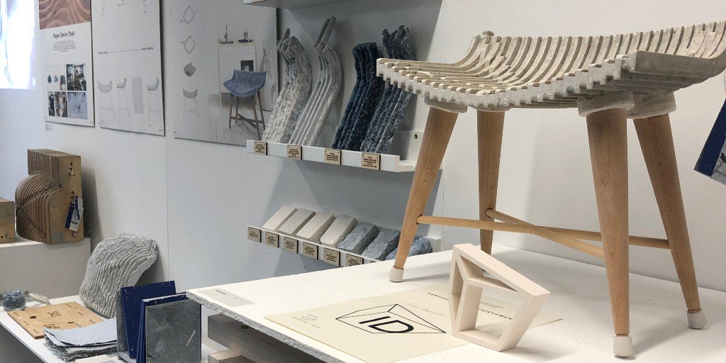 AMHProjects's tweet image. We absolutely loved @sarah.batchelor.design paper denim chair concept for her end of year project @UWEBristol Interior Design and apparently so did New Designer 2019 as she is the winner of the Hallmark Studio Award! Congratulations 👏🏼instagram.com/sarah.batchelo…