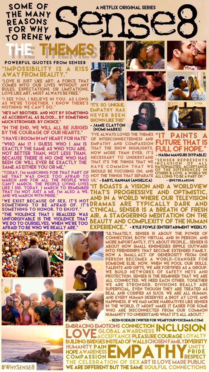  #WhySense8 - The Themes |  @Sense8  @Netflix 