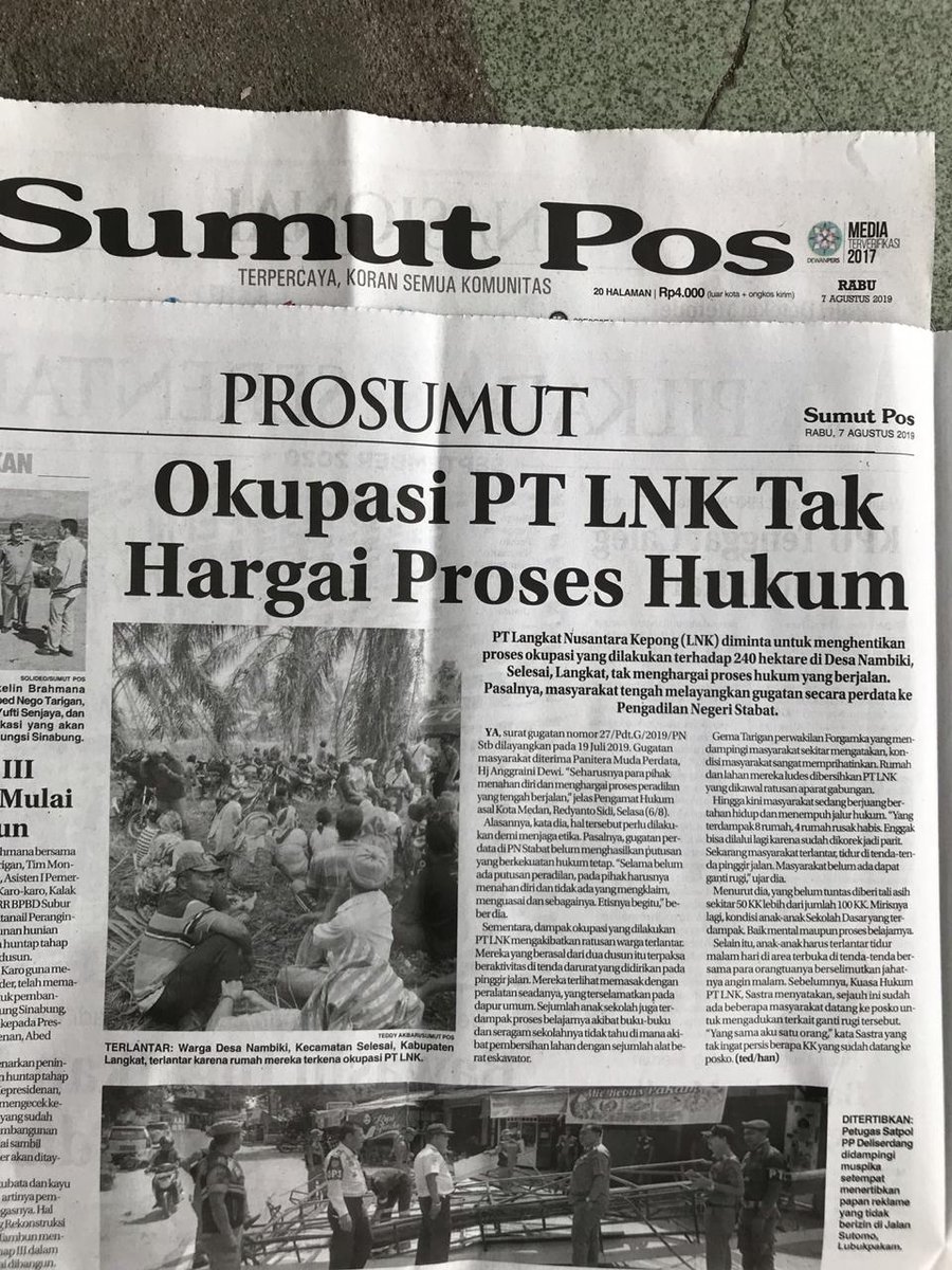 GemaKristo's tweet photo. Lahan Masyarakat Nambiki Habis ludes di Okupasi PT. LNK (Langkat Nusantara Kepong)
Bantu kami pak presiden
#jokowidodo #MenteriAgraria #MenteriBUMN #GubernurSumaterautara https://t.co/JuJx8NUGgT