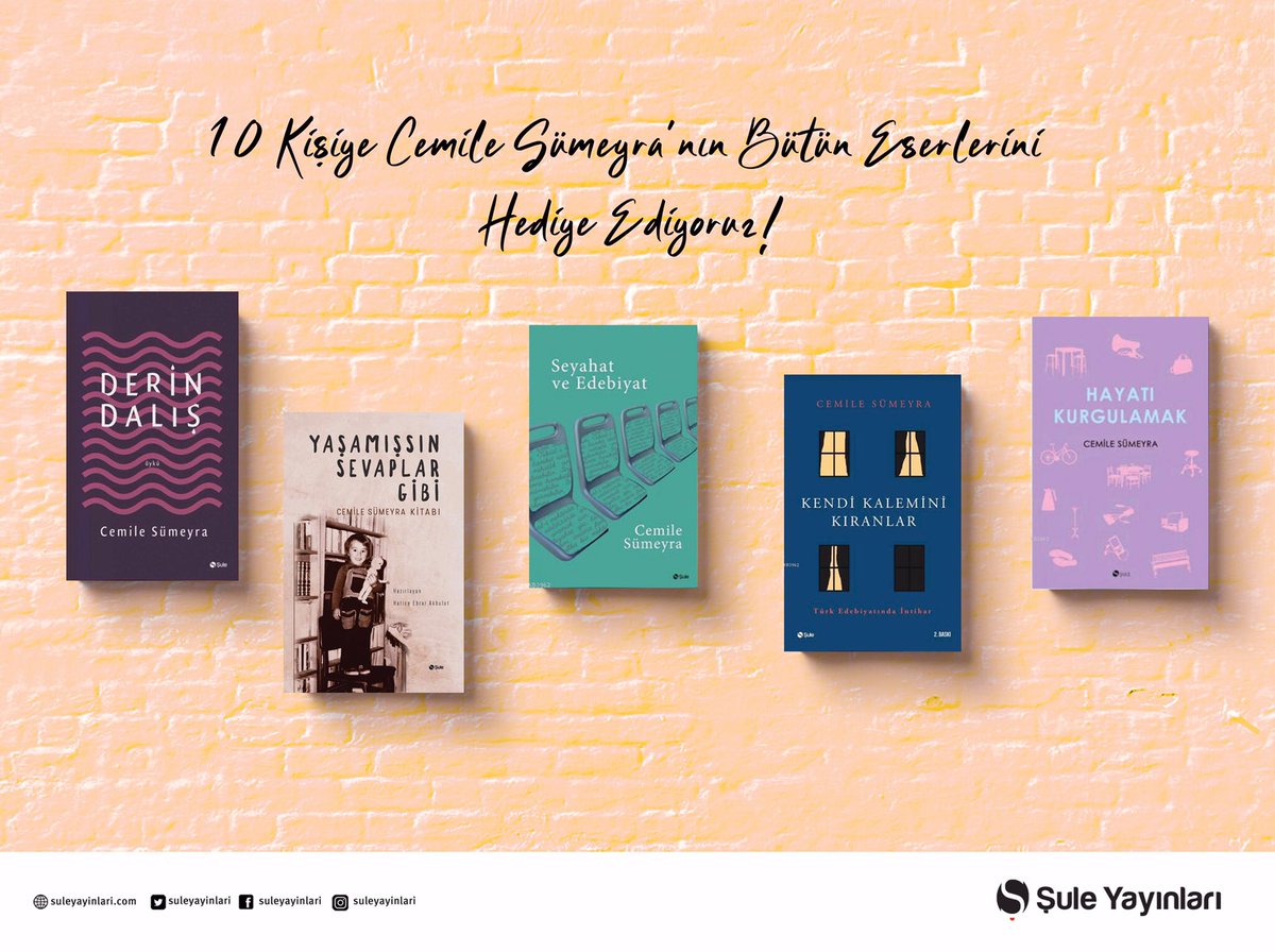 10 Kişiye Cemile Sümeyra’nın Bütün Eserlerini Hediye Ediyoruz! #şuleyayınları #çekiliş🎁