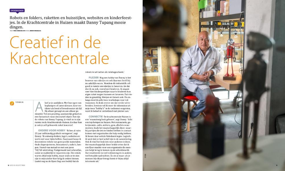 MatchDiner's tweet photo. Het Maatschappelijk Diner levert meer op dan alleen matches. Zo kreeg Danny Tupang een mooi interview in het magazine 'Dichterbij' van Rabobank Gooi en Vechtstreek. 
Lees het hele magazine: https://t.co/vPs554N62a #betrokkenondernemen https://t.co/hFb8D2f7tV