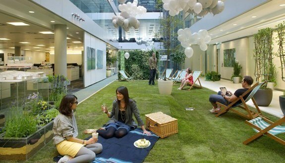 This office space looks amazing.  More organisations are implementing a wellbeing in the workplace culture.  Click here to read our blog to get some simple tips of what you can implement in your business wu.to/Fy5adi