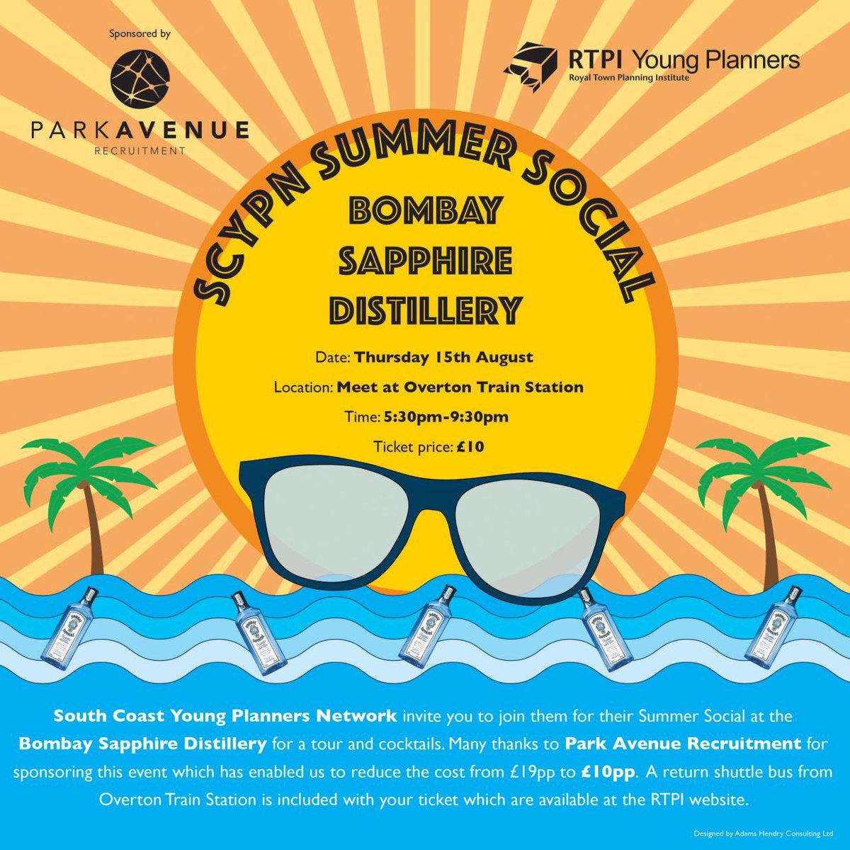 RTPISCYPN's tweet photo. Only one week left to go until our Summer Social! Don’t miss out, come and join us for a great tour of the distillery and cocktail drinking! 🍹🍸https://t.co/Z3Hw3RqFrT ☀️😎 Special thanks to our sponsors @ParkAvenueRec #SCYPN #Social #Networking @RTPISouthEast https://t.co/YHMGFv0utN